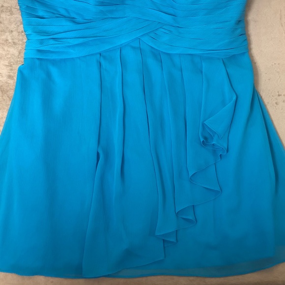 Blue David’s Bridal Strapless Dress - Picture 4 of 6